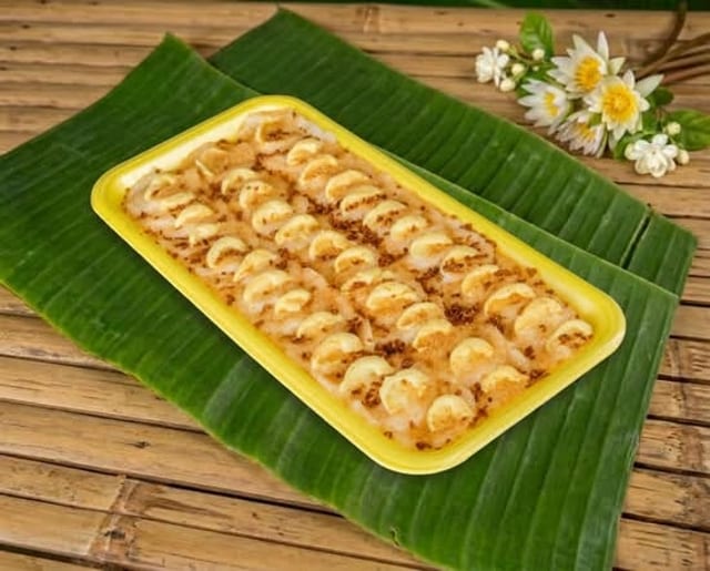 Steamed Rice Cake with Minced Shrimp (Bánh Bèo Tôm Cháy) To-Go Only.