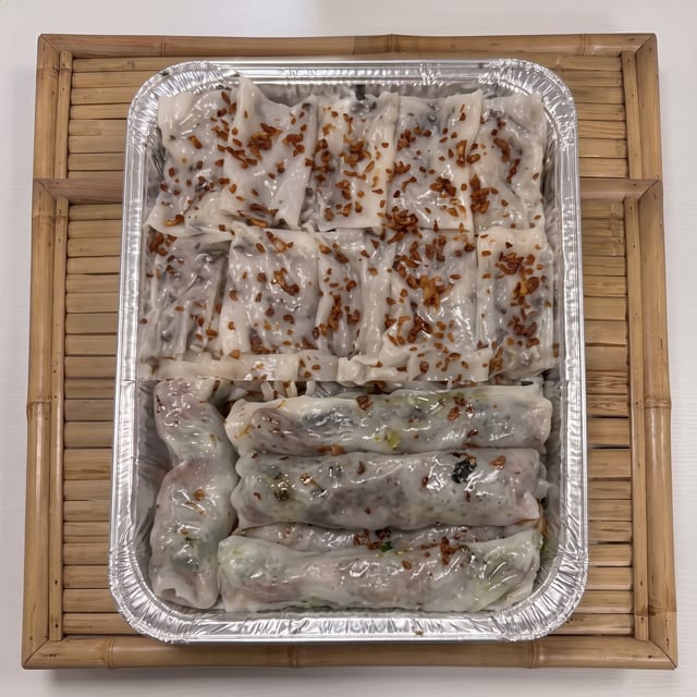 Bánh Cuốn Thịt Nướng  and Thịt Tray Combo.